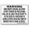 Signmission 24 in Height, Aluminum, 24" x 18", WS-A-1824-North Carolina WS-A-1824-North Carolina - alternate 1